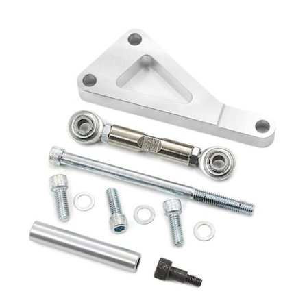 SBC Generatorbeslag Aluminiumslegering Generatorbeslag Kit Udskiftning Kompatibel med Chevy SBC 350 Small Block Motor
