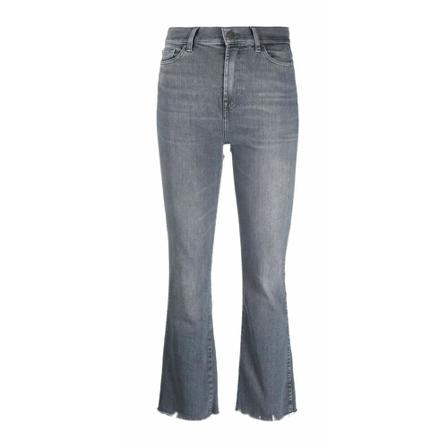 7 For All Mankind, Slim Illusion Jeans Grijs, Dames, Maat:W25