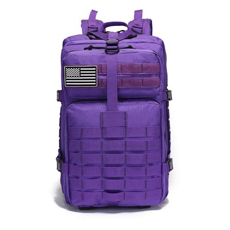 Utendørs vanntett MOLLE utvidelse 3P taktisk bag: stor kapasitet for camping Purple