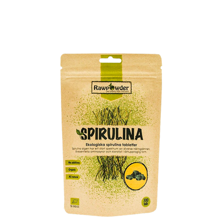 Rawpowder Ekologiska Spirulinatabletter 300 st