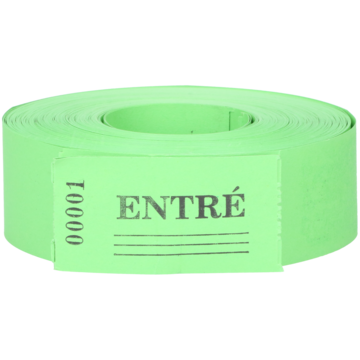 Inngangsbilletter 1-500 Grønn