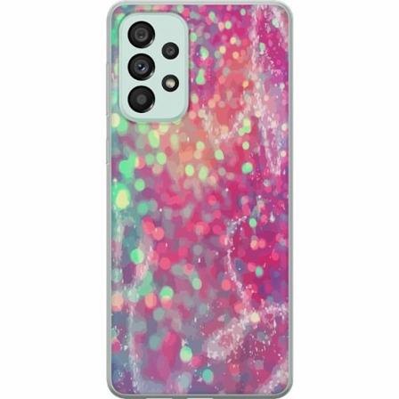 Samsung Galaxy A73 5g Genomskinligt Skal Glitter