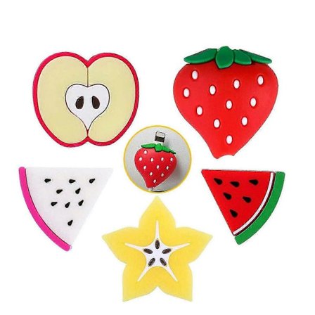 5 Stycken Silikon Frukt Kabel Skydd Kabel Skydd Bites