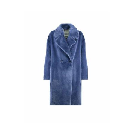 Herno, Double-Breasted Coats Blauw, Dames, Maat:S