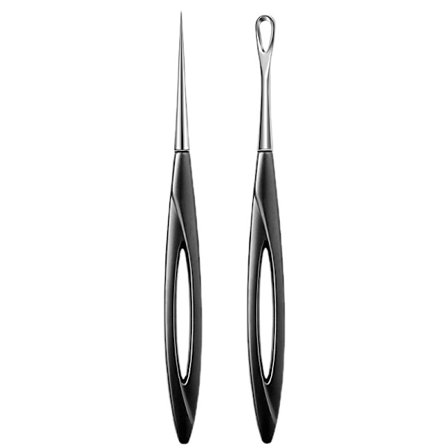 Sæt med porefjerner og acne nål