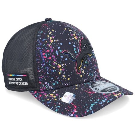 New Era - NFL Svart trucker Caps - Detroit Lions NFL Crucial Catch 9FORTY A-Frame Trucker @ Hatstore