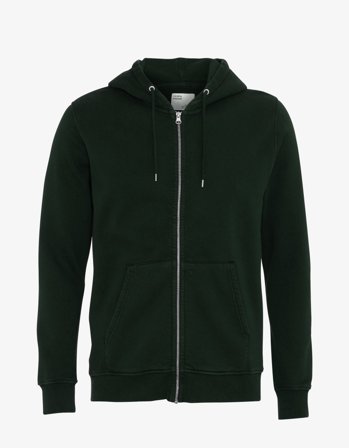 Classic Organic Zip Hood - Hunter Green - XL