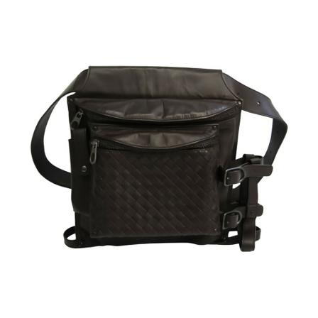 Bottega Veneta Vintage, Pre-owned Intrecciato bag Bruin, Heren, Maat:ONE Size,leer