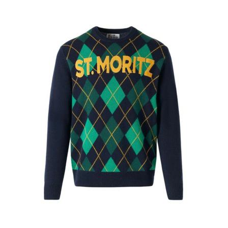 MC2 Saint Barth Round-neck Strik Grøn, Herre Strik