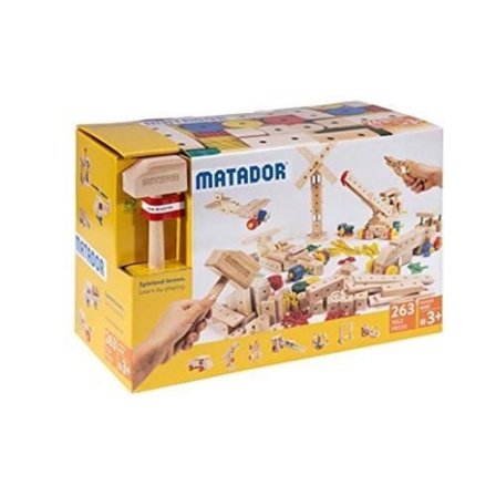 Puiset lelut - Matador - M263 - 100 % luonnollista pyökkipuuta - Kootaan itse - Suositellaan alkaen 3 vuodesta eteenpäin