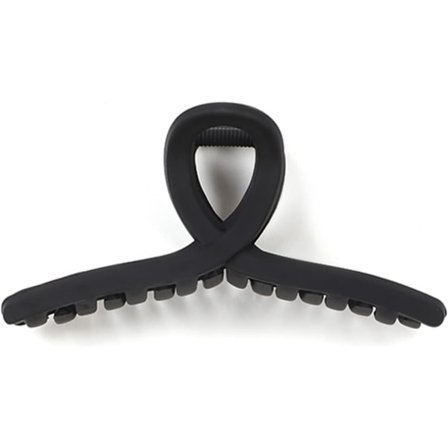 Svarta hårklämmor, stora halkfria hårklämmor, för tjockt hår och T