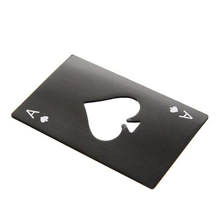 Kapsylöppnare "Ace of Spades" i rostfritt stål - Olika färger