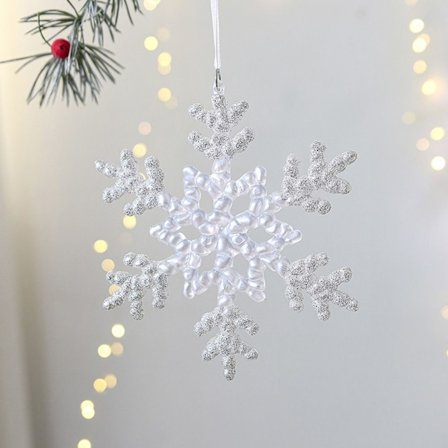 Juletre anheng Tre hengende SNOWFLAKE SNOWFLAKE