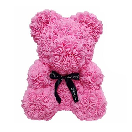 Rose Björn Ros Blomma Nalle til Jubilæum Fødselsdage Bryllupsduscher Kæreste Kone Mødre Ny