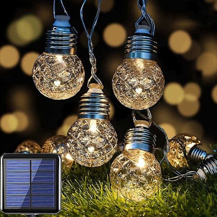 Aurinkopaneelit Pineapple-kuvioinen lamppu Fairy String Light 5m-20led