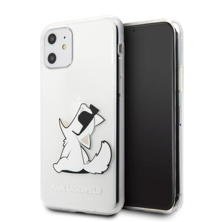 Karl Lagerfeld Choupette Fun iPhone 11 / Xr Fodral - Transparent