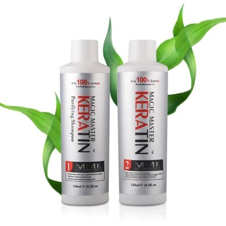 Naturlig kokosnöt olja Keratin Hår Behandling 120ml Magic Master Keratin+120ml Renande schampo