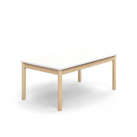 Tisch DECIBEL, 1400x800x590 mm, schalldämmendes HPL, weiß