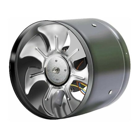 Metallikanavapuhallin asuntotuuletukseen, tehokkaat pyöreät poisto- ja imupuhaltimet galvanoidulla teräskotelolla, hiljainen ilmankierto