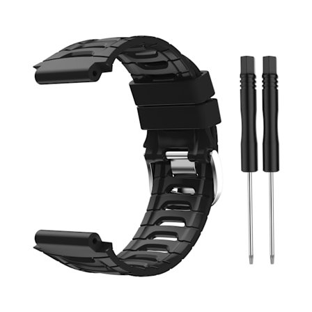 Klockarmband silikon till Garmin 920XT Black