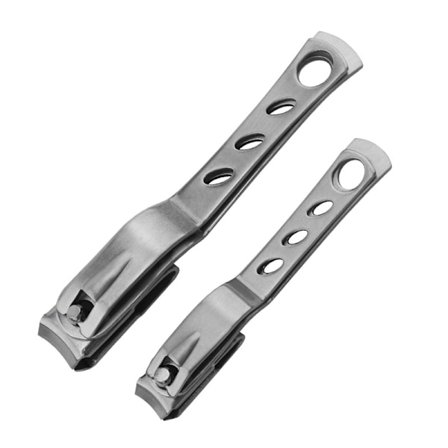 Nagelklippare i rostfritt stål, 360 graders roterande huvudfinger