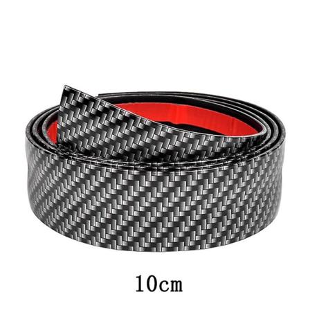 3/5/7/10 cm Carbon Fiber Dør Side Anti Collision Bumper Body Stickers Bil Styling Anti Ridse Stickers Auto tilbehør 1m| | 10cm 1M