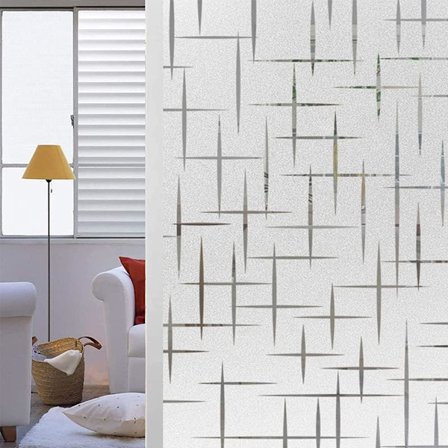 Vindusfilm Selvklebende Vinduer 60x200cm Elektrostatisk Beskyttelse P