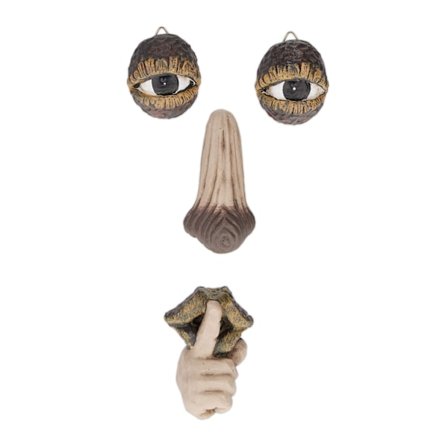 Puiset kasvot lepoeleellä