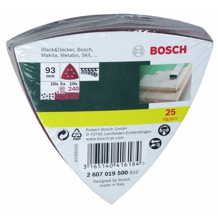 Bosch slipearksett - 25 deler
