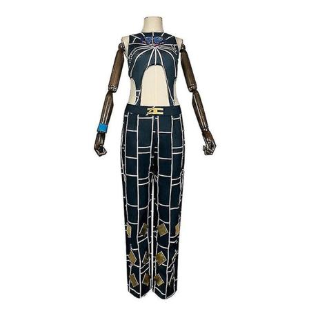 Cosdaddy Anmie Jojo's Bizarre Adventure Jolyne Cujoh Kostume til Voksne Kvinder og Piger M