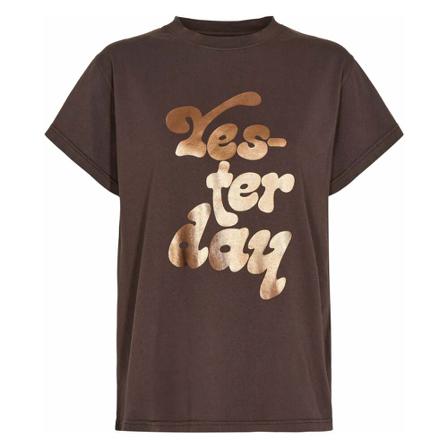 Sofie Schnoor t-shirt Brun, Dame T-shirts, Størrelse: XL