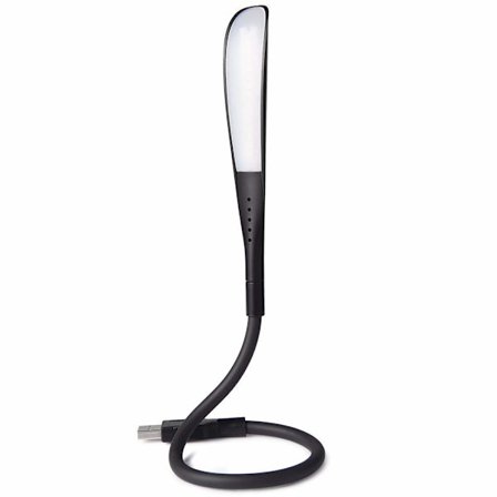 USB Lampe Dæmpbar Læselampe 3 Lysstyrkeniveauer og Touch-kontakt Kompakt og Bærbar til Laptop/PC