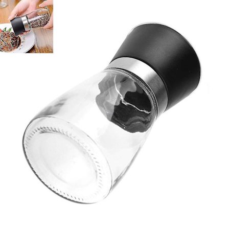 1 Styk Professionel Kok - Bedste Krydderimølle Med Børstet Rustfrit Stål