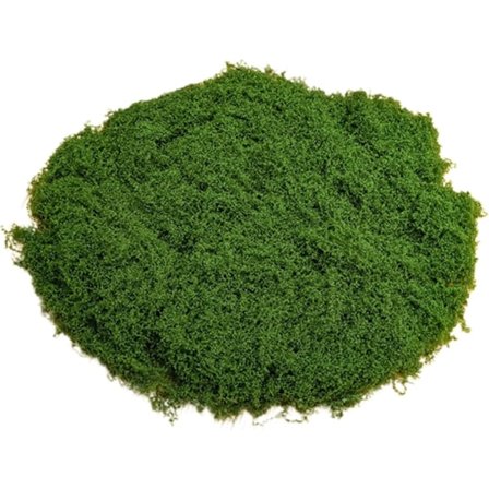 Falsk Mos 50g Plastik Kunstigt Mos Realistisk Udseende Faux Mos Naturlig Falsk Grøn Lav Planter til Plant Pot Cr