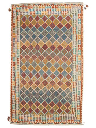 Oriental Kilim Afghan Old Style Rug 308X493 Large Wool, Afghanistan
