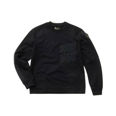 Blauer Sweatshirts , Zwart , Heren , Maat: M