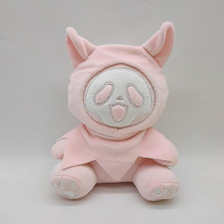 17 cm Pehmoinen Ghostface -lelu, Pehmoinen Ghostface -nukke, Hahmo, Kauhu, Huutava Kasvo Lapsille