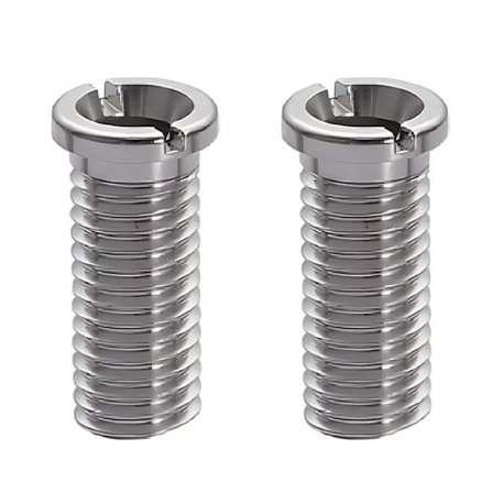 【xj】2 stk Sølv Vaskekurv Skruer Rustfrit Stål Hul Skrue Afløbsskruer, til Vaskeafløb Køkkenvask Køkkenbordstilbehør (40mm Sil