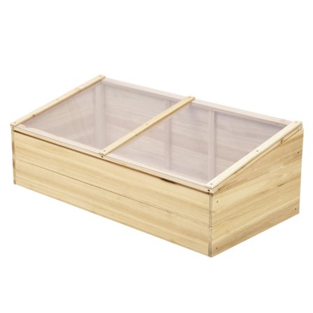 Rootz Greenhouse Woodin kylmäkehys - Naturel - Spar, PC Board - 39,37 cm x 19,68 cm x 13,77 cm