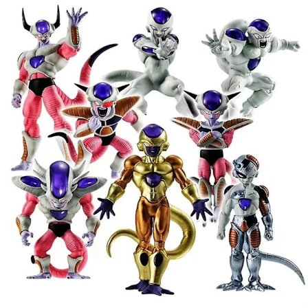 8 stk./sæt Dragon Ball Z Frieza Figur Freezer Tredje Form Figur Pvc Actionfigurer Samling Model Legetøj Gaver
