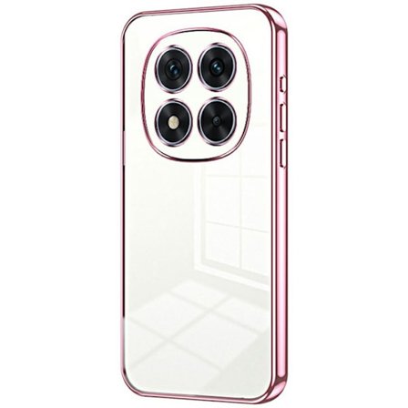 Xiaomi Redmi Note 14 Pro 5G Case with electroplating frame - Pink