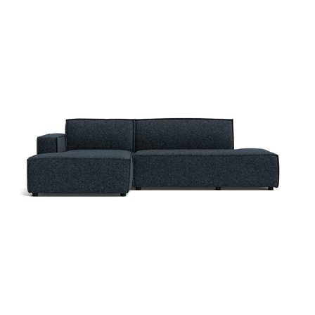Lyon Chaiselong Sofa, Venstrevendt Open End - Modesto Mørkeblå - 278x160x78cm - Komfortabel Chaiselong Sofa med Elegant Design & Holdbare Materialer