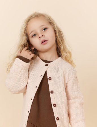 Copenhagen Colors Knitted Cardigan - Pink - 50