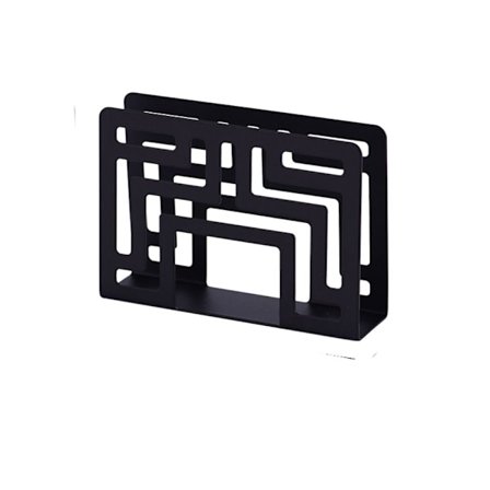 Serviet Holder Lys Luksus Vertikal Serviet Holder SORT STIL 1