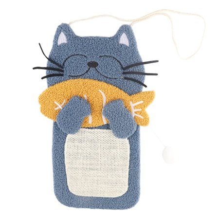 Kattenskrape Sisal Sliping Klør Søt Kattenskrape Leke for Kattunge Katt Tilbehør Veggmontert Modell