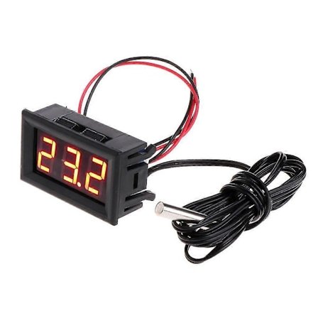 -50 ~ 110 c for DC 12v Digital LED Termometer Bil Temperatur Monitor Panel Me