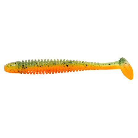 Noike Wobble Shad 4'' 10cm (6-pack) - Fire Tiger UV
