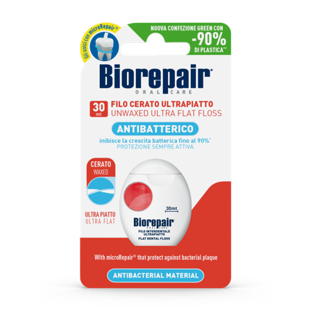 Biorepair Filo Interdentale Cerato Ultra-Piatto 1 Pezzo