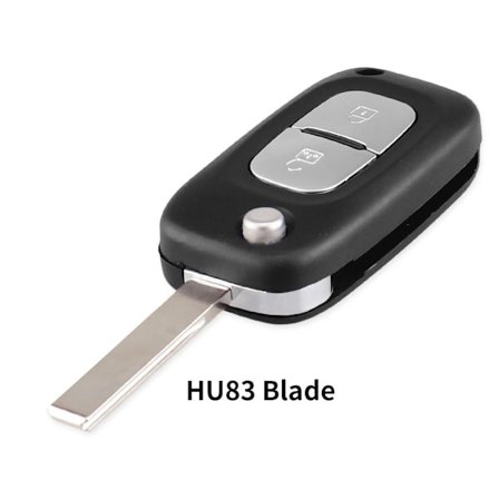 Car Key Shell Remote Key Case 2 BUTTONS HU83 2 BUTTONS HU83