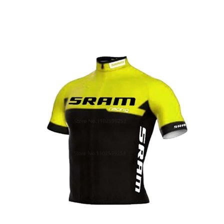 SRAM Racing Cykeltröja Set 2023 Man Sommar MTB Race Cykelkläder Kortärmad Ropa Ciclismo Utomhus Ridning Cykeluniform Himmelblå